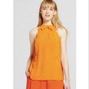 Victoria Beckham for Target yellow halter top